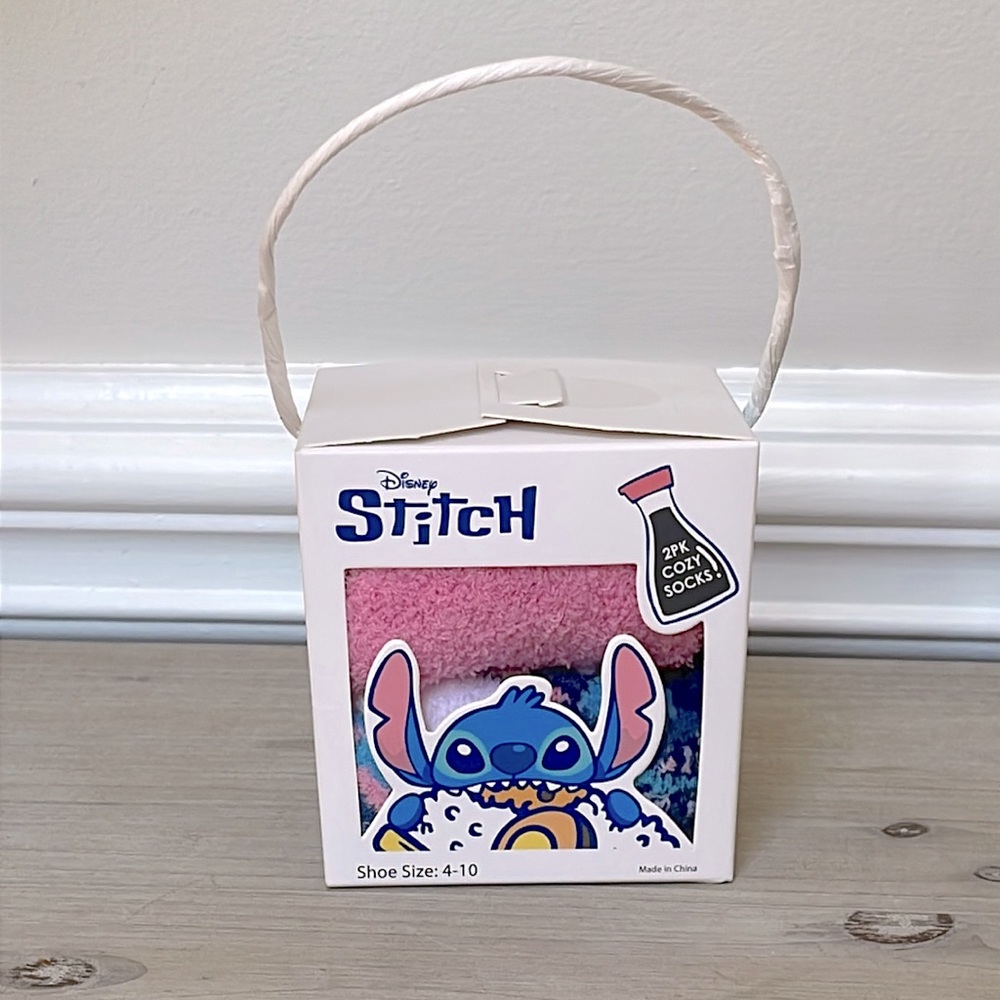 Disney 2-Pack Stitch Cozy Socks